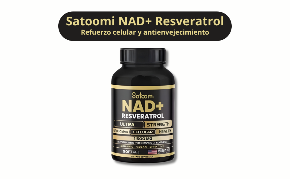 ✨NAD+ & RESVERATROL: ¡Cápsula de la Juventud!🔥
